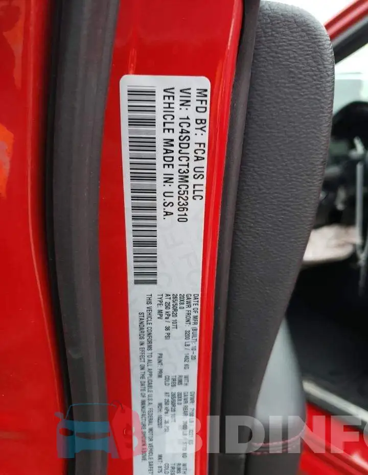 1C4SDJCT3MC523610 Photo# 12