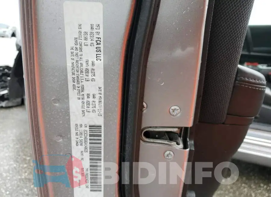 2C3CDXBG8GH140635 Photo# 12