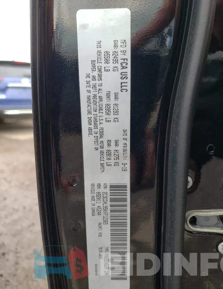 2C3CDXL95KH712365 Photo# 12