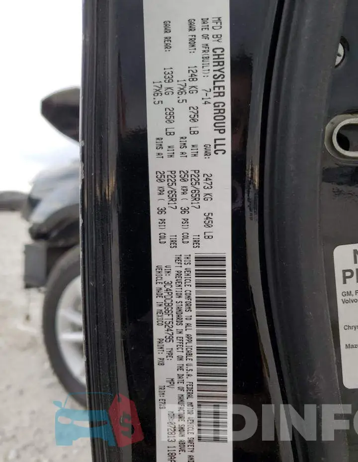 3C4PDCBG6FT524795 Photo# 14