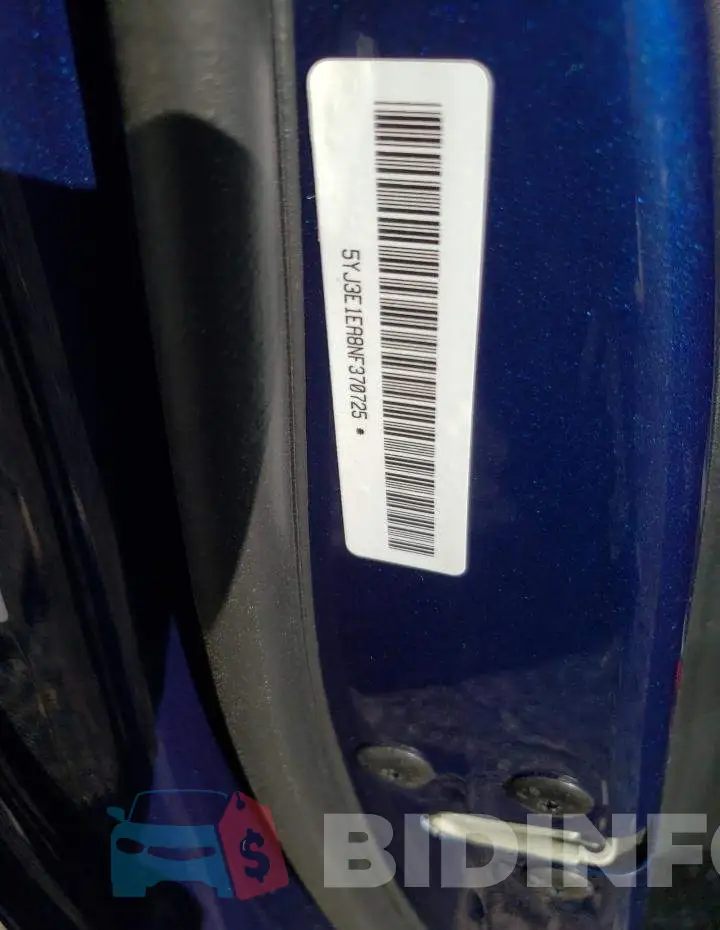 5YJ3E1EA8NF370725 Photo# 12