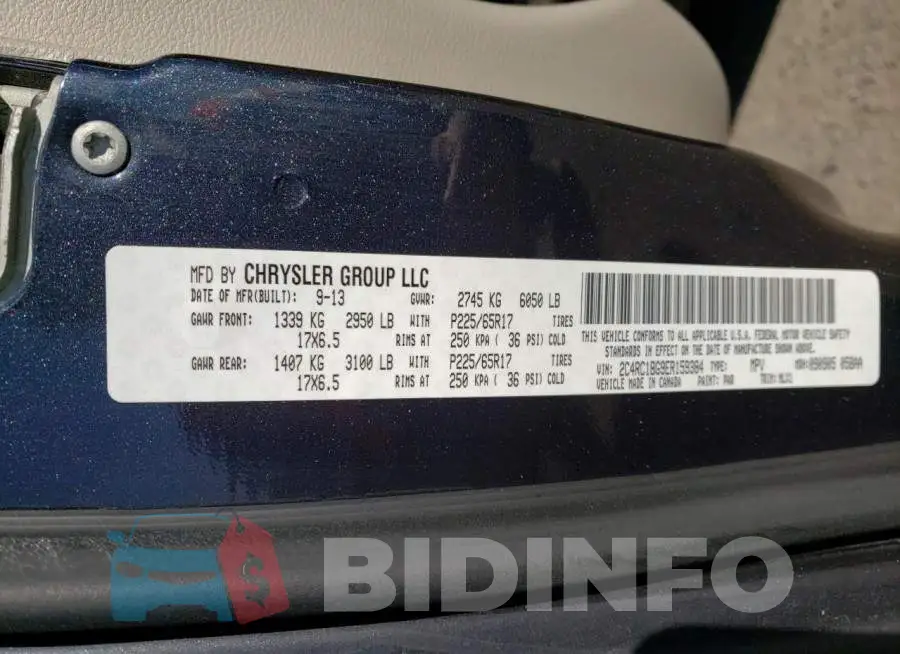 2C4RC1BG9ER159384 Photo# 13