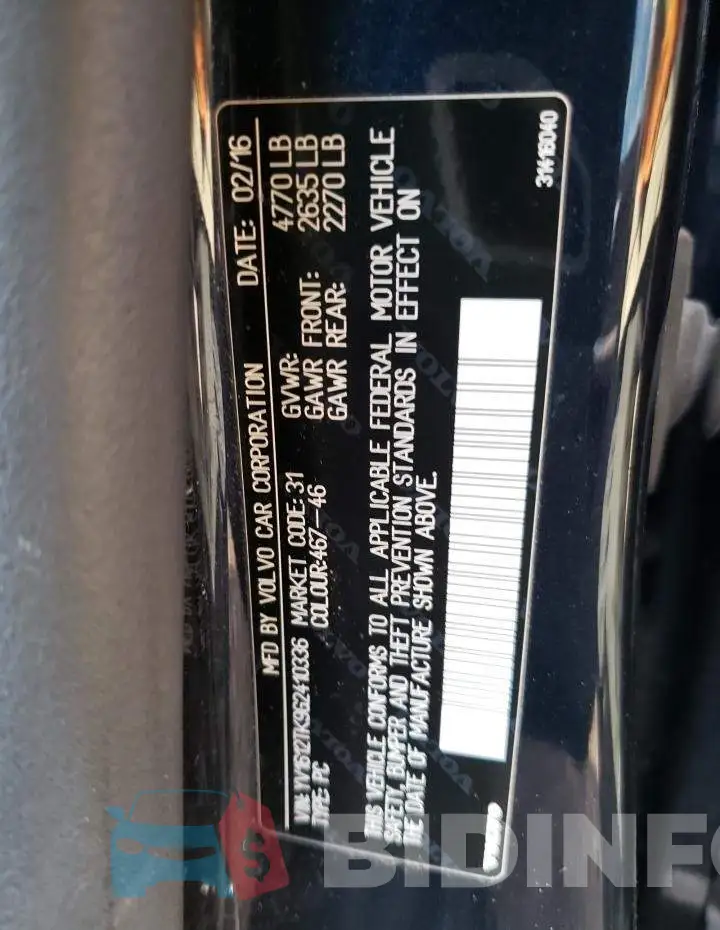 YV1612TK9G2410336 Photo# 12