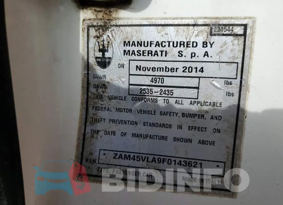ZAM45VLA9F0143621 Photo# 12