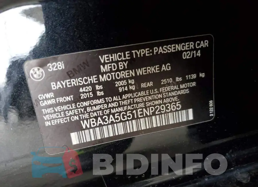 WBA3A5G51ENP29365 Photo# 12