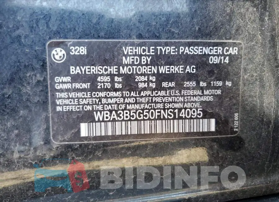 WBA3B5G50FNS14095 Photo# 12