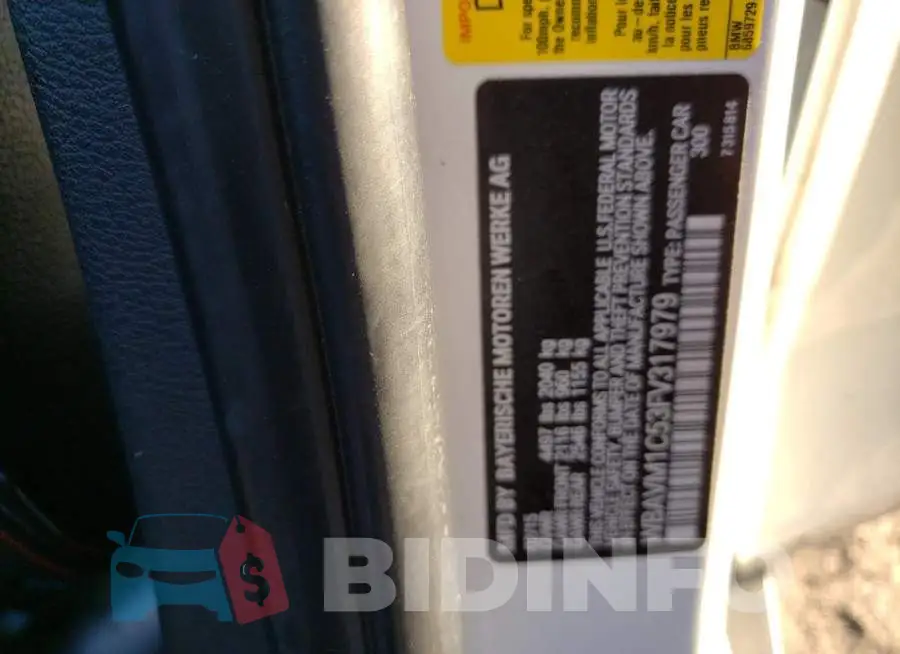 WBAVM1C53FV317979 Photo# 12