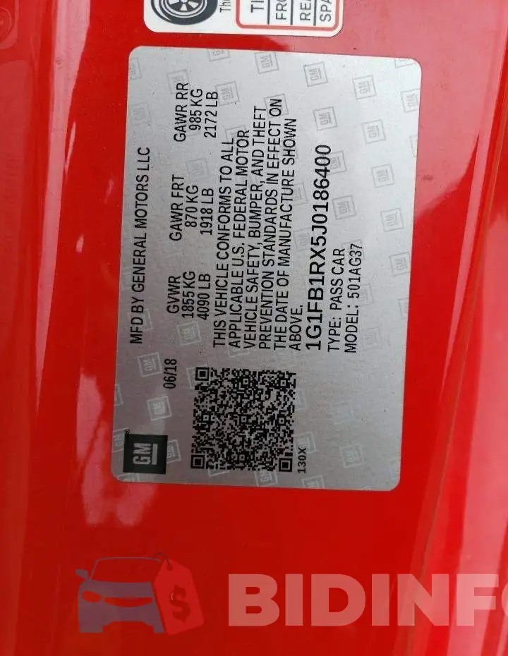 1G1FB1RX5J0186400 Photo# 12