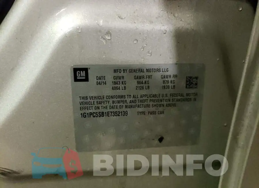 1G1PC5SB1E7352139 Photo# 12