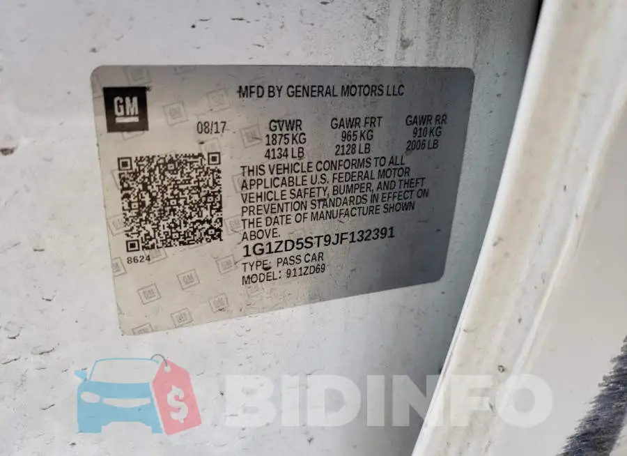 1G1ZD5ST9JF132391 Photo# 12