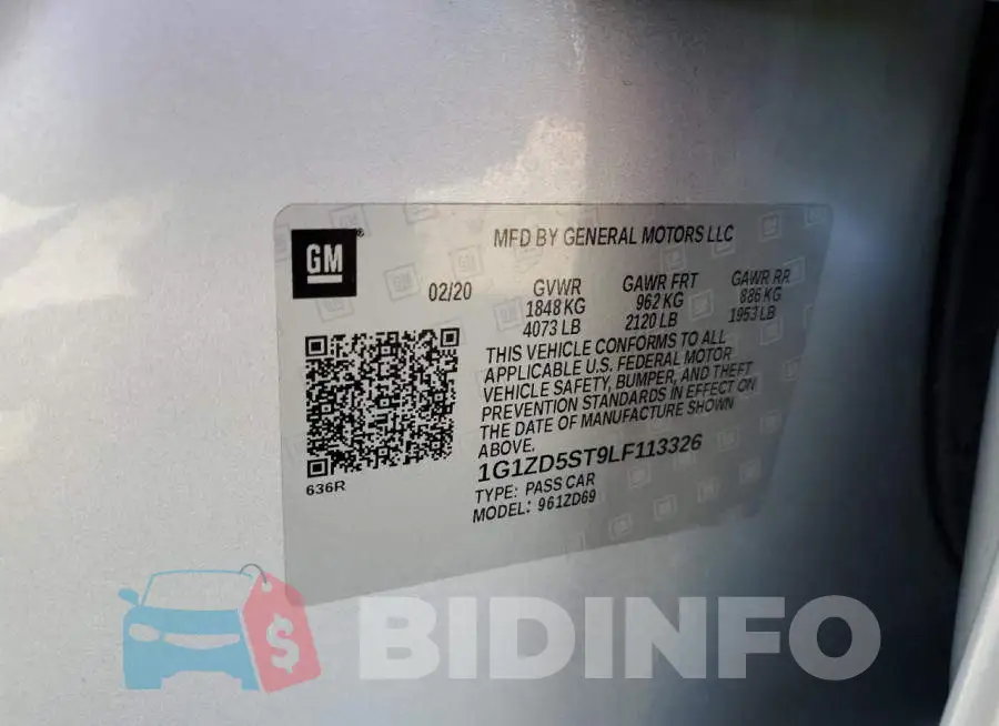 1G1ZD5ST9LF113326 Photo# 12