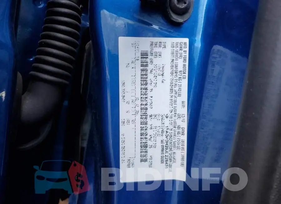 1FADP3H20JL228431 Photo# 12