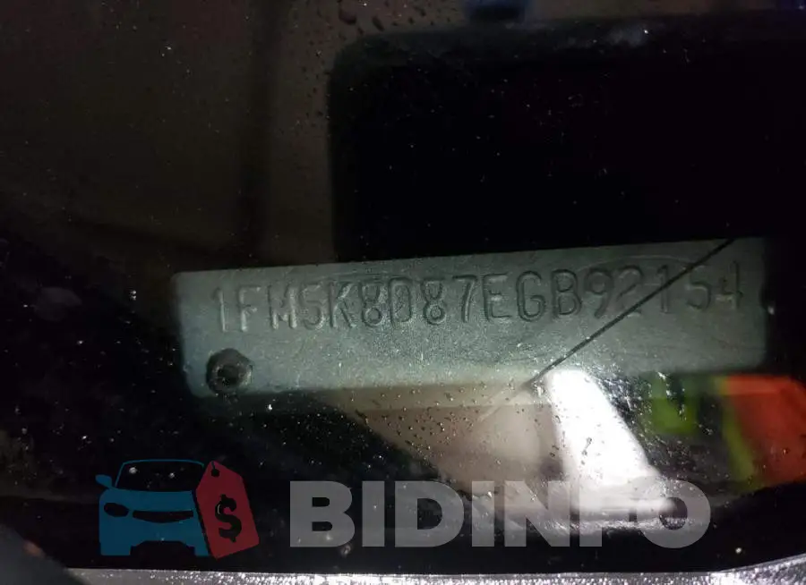 1FM5K8D87EGB92154 Photo# 14