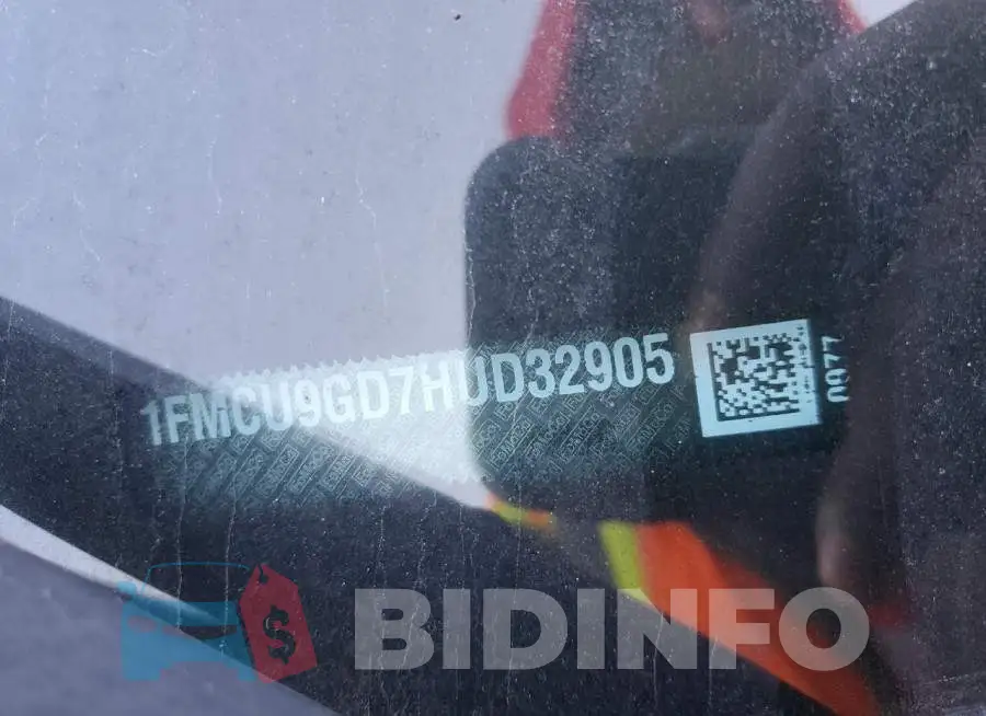 1FMCU9GD7HUD32905 Photo# 12