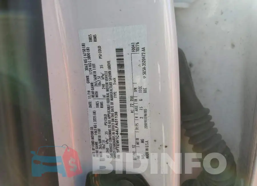 1FTEW1C44LFA51138 Photo# 12