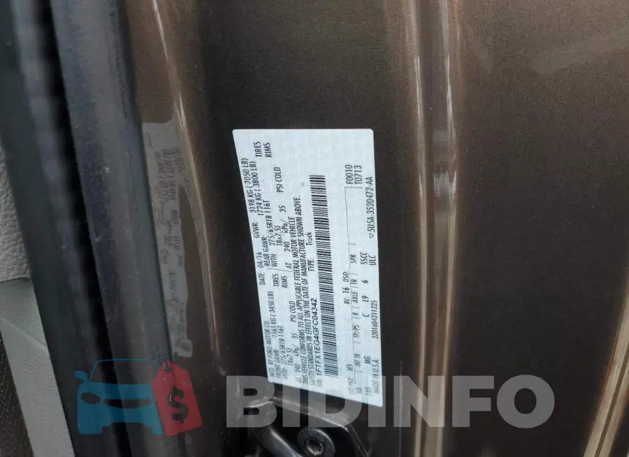 1FTFX1EG4GFC04342 Photo# 12