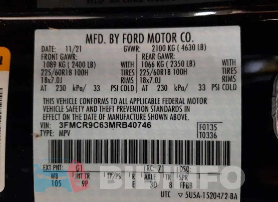 3FMCR9C63MRB40746 Photo# 12