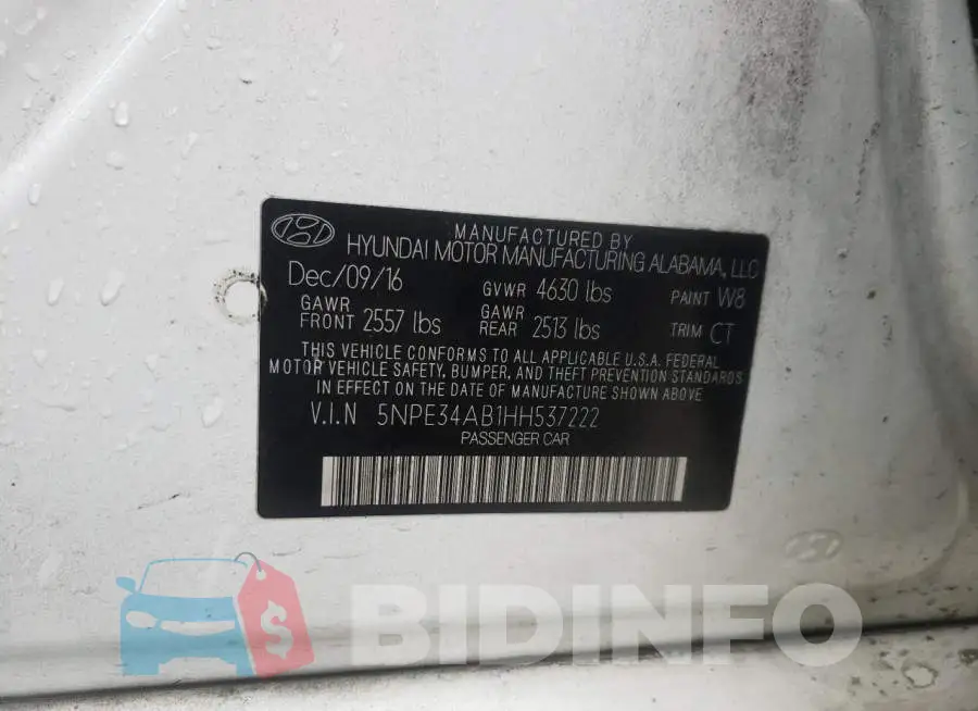 5NPE34AB1HH537222 Photo# 12
