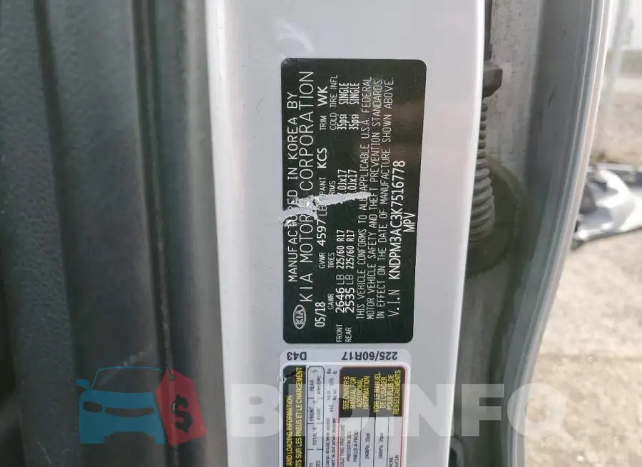 KNDPM3AC3K7516778 Photo# 13