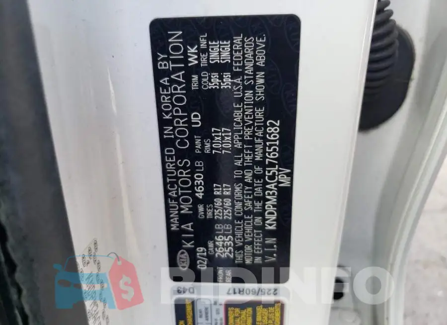 KNDPM3AC5L7651682 Photo# 13
