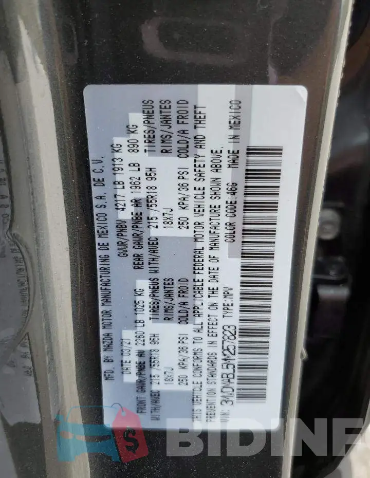 3MVDMABL5MM257823 Photo# 14
