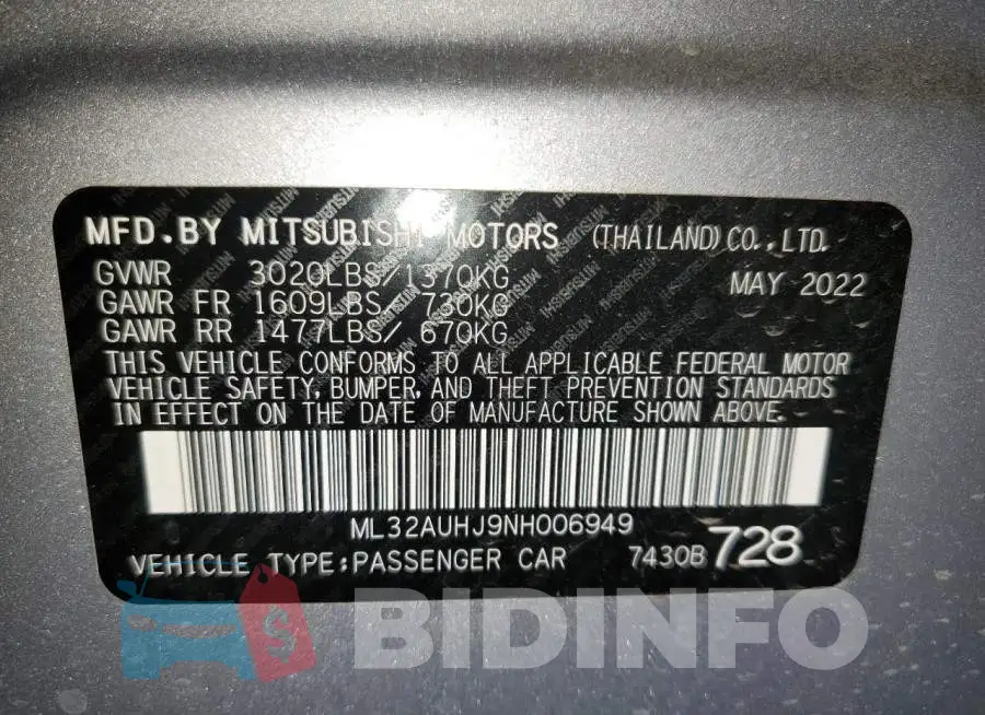 ML32AUHJ9NH006949 Photo# 12