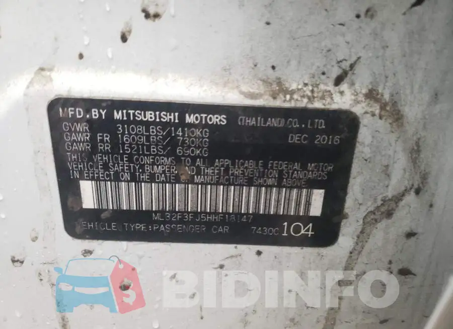 ML32F3FJ5HHF18147 Photo# 12