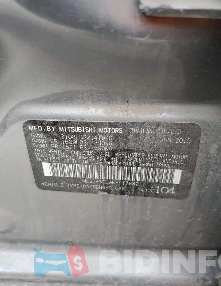 ML32F3FJ9KHF17882 Photo# 10