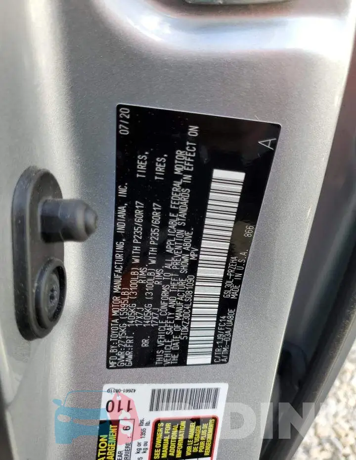 5TDKZ3DC4LS081090 Photo# 10