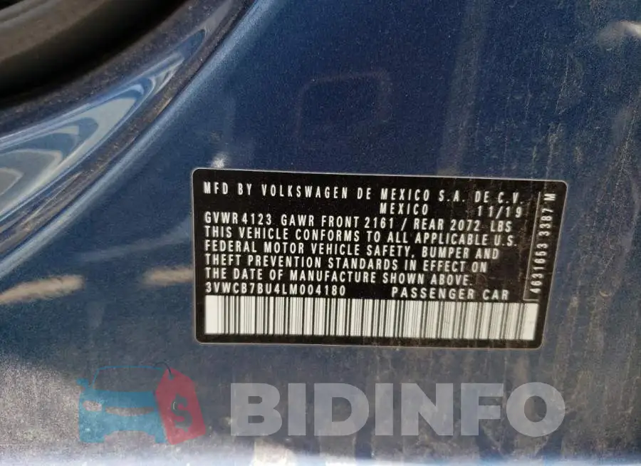3VWCB7BU4LM004180 Photo# 12