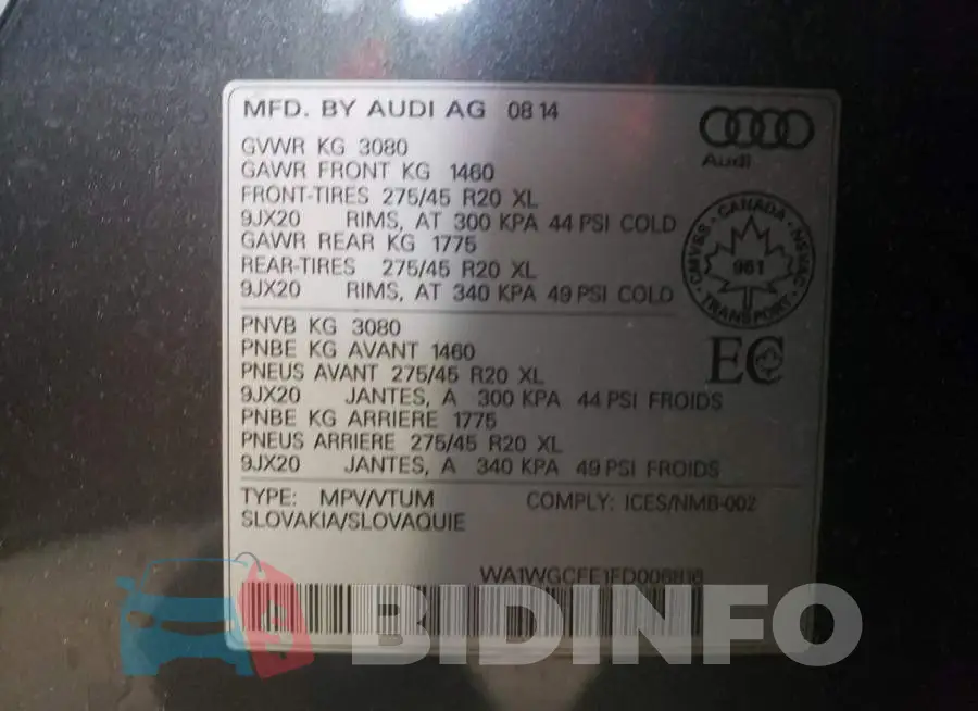 WA1WGCFE1FD006816 Photo# 13