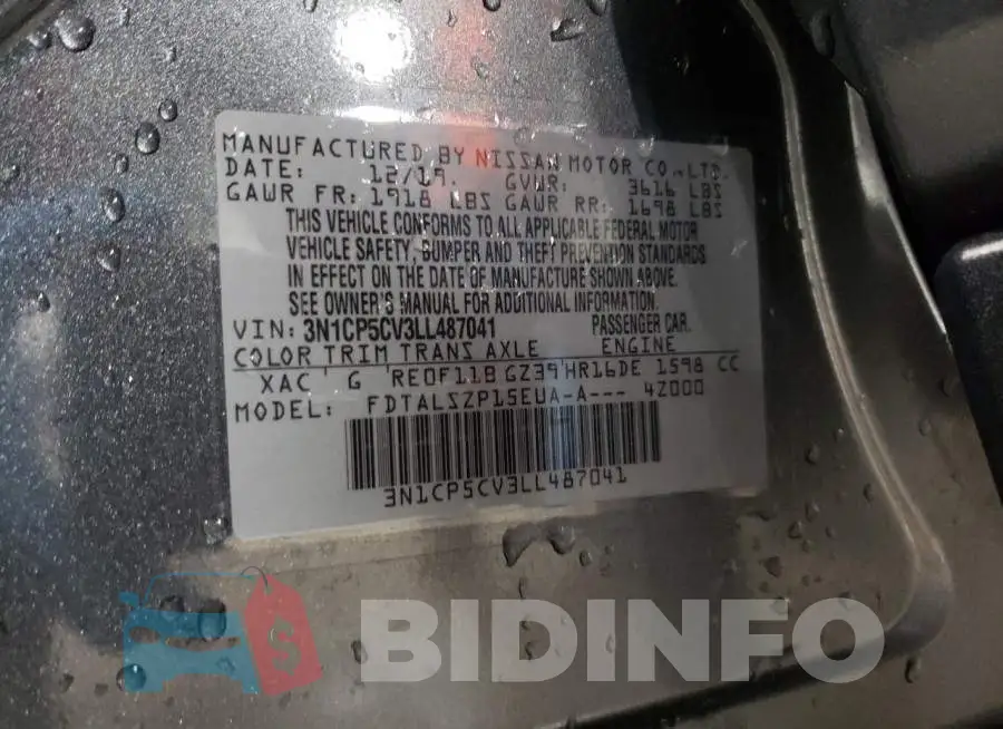 3N1CP5CV3LL487041 Photo# 12