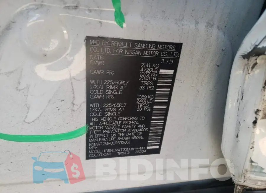 KNMAT2MV0LP532051 Photo# 13