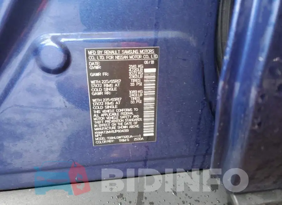 KNMAT2MV8JP604319 Photo# 13