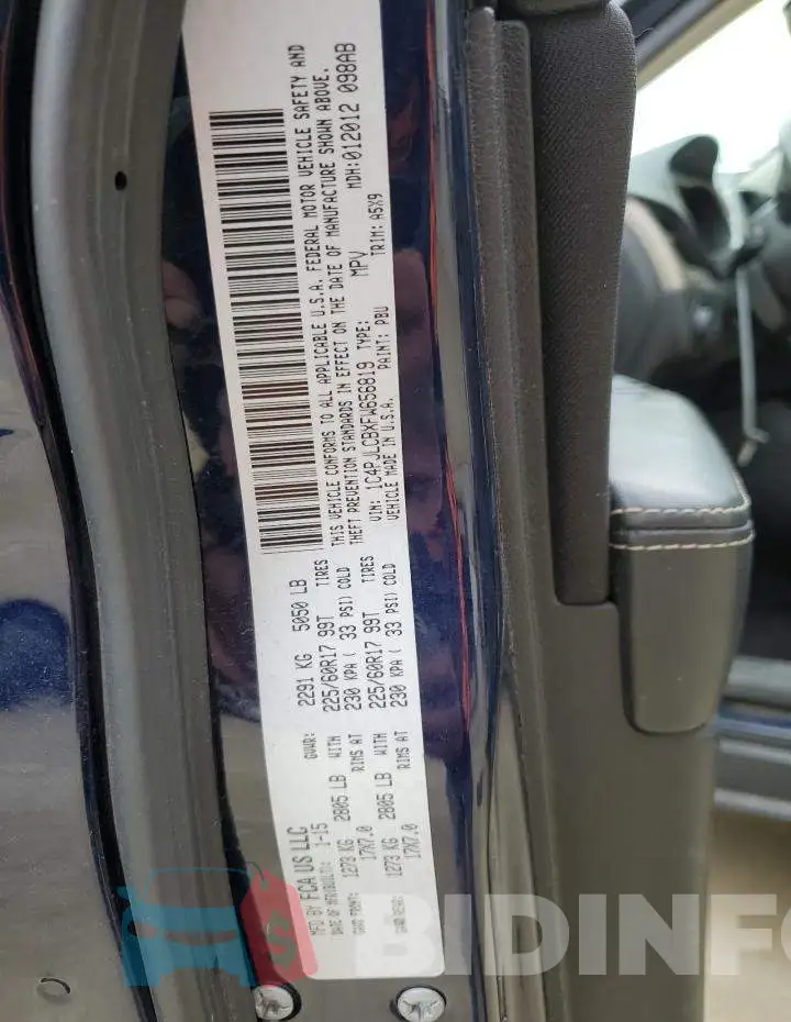 1C4PJLCBXFW656819 Photo# 13