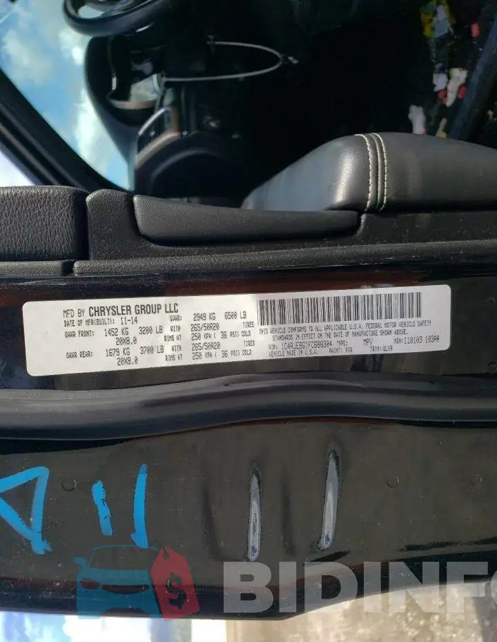 1C4RJEBG1FC688304 Photo# 13