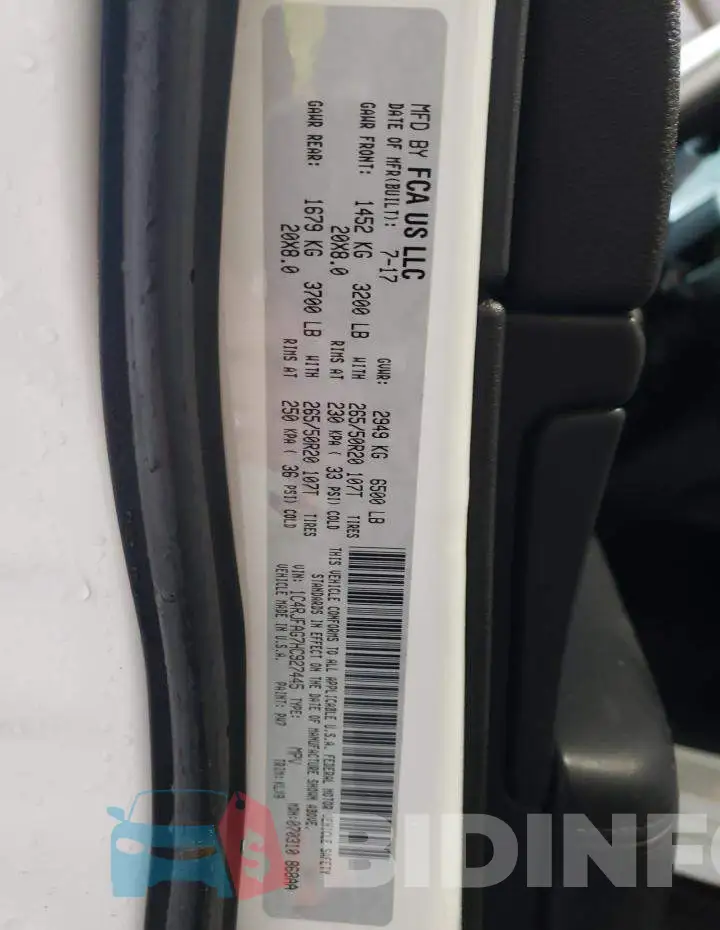 1C4RJFAG7HC927445 Photo# 14