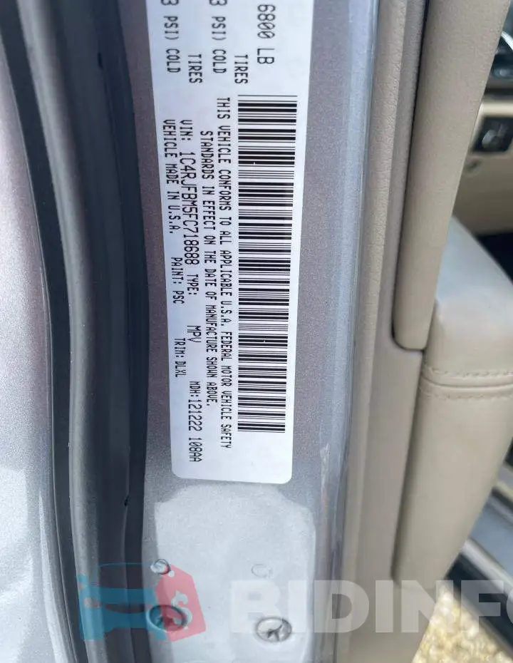 1C4RJFBM5FC718688 Photo# 10