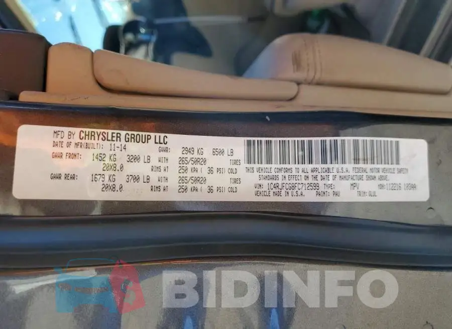 1C4RJFCG8FC712599 Photo# 10
