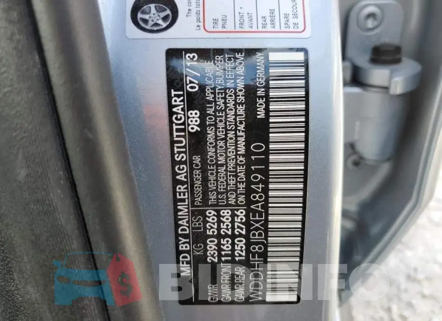 WDDHF8JBXEA849110 Photo# 10