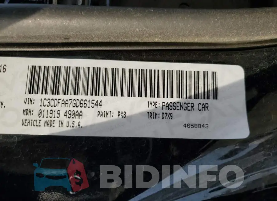 1C3CDFAA7GD661544 Photo# 13