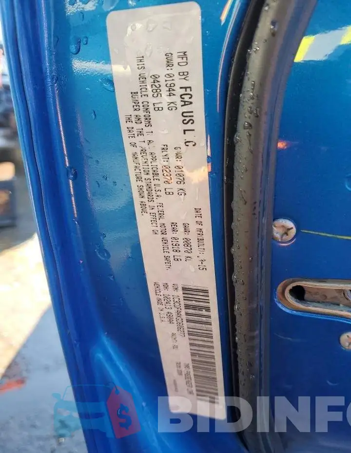 1C3CDFAAXGD606277 Photo# 12
