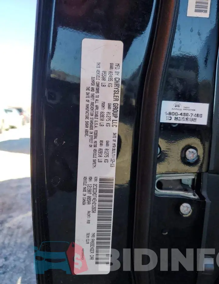 2C3CDXDT4EH212650 Photo# 13