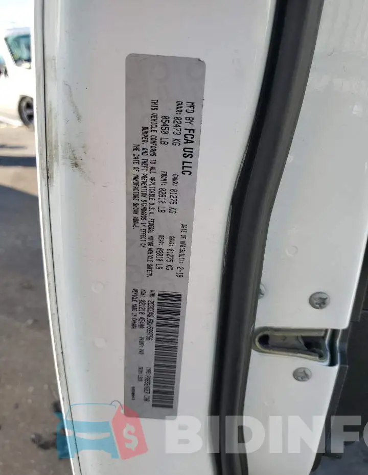 2C3CDXGJ6KH599756 Photo# 12