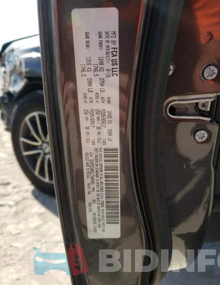 3C4PDCAB9JT446401 Photo# 14