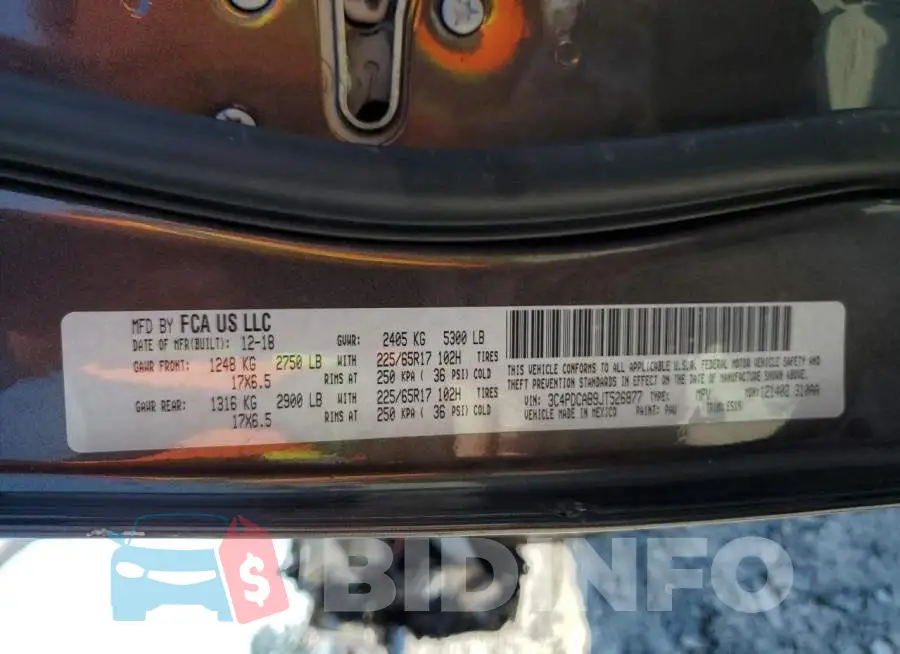 3C4PDCAB9JT526877 Photo# 10