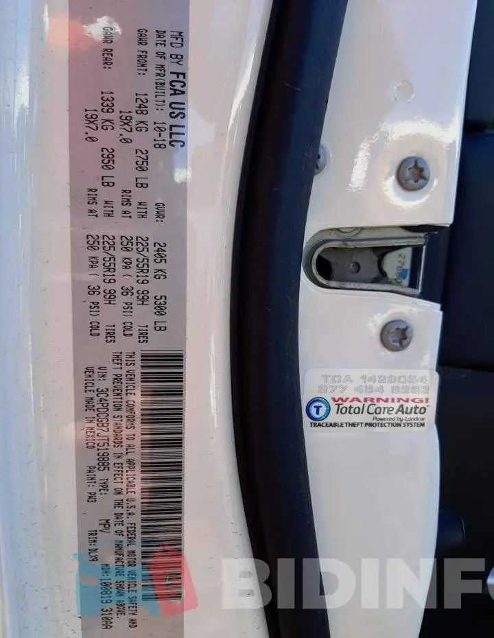 3C4PDCGB7JT519885 Photo# 12