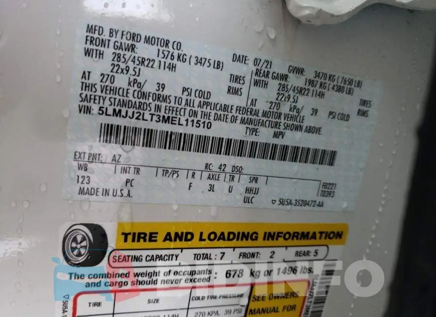 5LMJJ2LT3MEL11510 Photo# 13