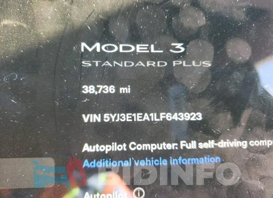 5YJ3E1EA1LF643923 Photo# 8