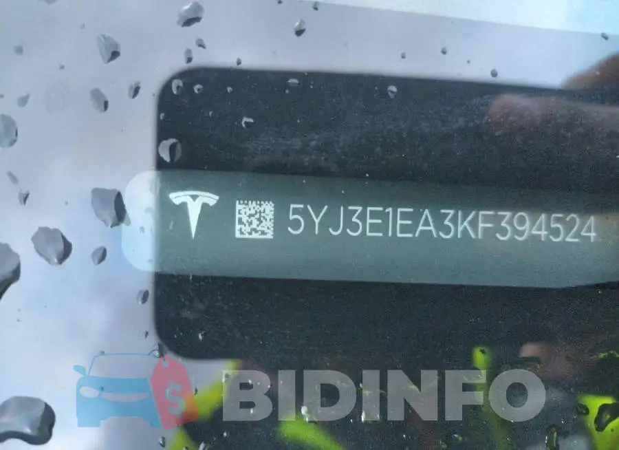 5YJ3E1EA3KF394524 Photo# 12